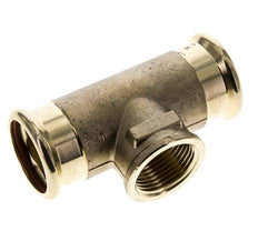 Tee Press Fitting - 35mm Femelle & Rp 1'' Femelle - Alliage de cuivre