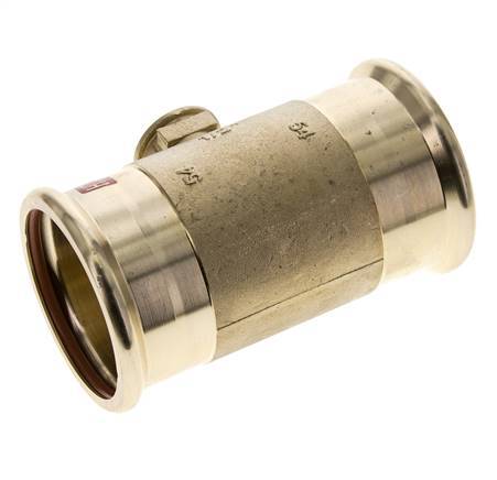 Raccord Tee Press - 54mm Femelle & Rp 1/2'' Femelle - Alliage de cuivre