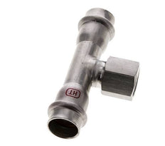 Raccord Tee Press - 18mm Femelle & Rp 1/2'' Femelle - Acier inoxydable