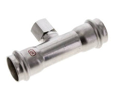 Raccord Tee Press - 28mm Femelle & Rp 1/2'' Femelle - Acier inoxydable