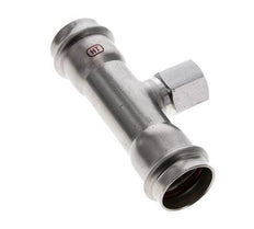 Raccord Tee Press - 28mm Femelle & Rp 1/2'' Femelle - Acier inoxydable