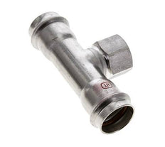 Raccord Tee Press - 28mm Femelle & Rp 3/4'' Femelle - Acier inoxydable