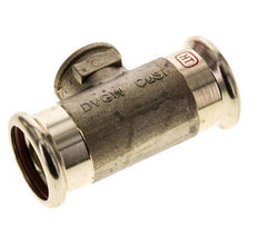 Raccord Tee Press - 35mm Femelle & Rp 1/2'' Femelle - Acier inoxydable