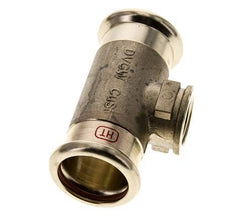Raccord Tee Press - 35mm Femelle & Rp 1/2'' Femelle - Acier inoxydable