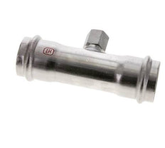 Raccord Tee Press - 42mm Femelle & Rp 1/2'' Femelle - Acier inoxydable