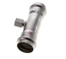 Raccord Tee Press - 42mm Femelle & Rp 1/2'' Femelle - Acier inoxydable