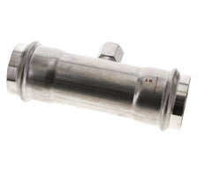 Raccord Tee Press - 54mm Femelle & Rp 1/2'' Femelle - Acier inoxydable