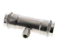 Raccord Tee Press - 54mm Femelle & Rp 1/2'' Femelle - Acier inoxydable