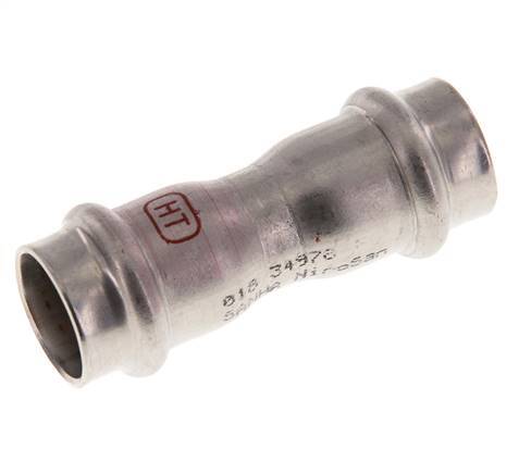 Raccord à sertir - 18mm Femelle - Acier inoxydable