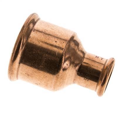 Raccord à sertir - 28mm Femelle & 54mm - Alliage de cuivre