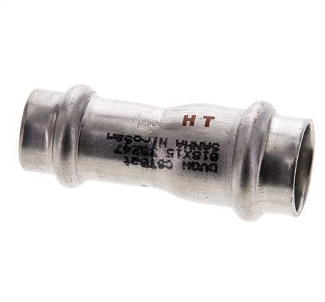 Raccord à sertir - 15mm Femelle & 18mm - Acier inoxydable