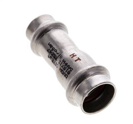 Raccord à sertir - 15mm Femelle & 18mm - Acier inoxydable