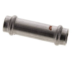 Raccord à sertir - 18mm femelle - Acier inoxydable long