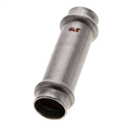 Raccord à sertir - 18mm femelle - Acier inoxydable long