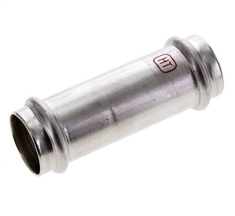 Raccord à sertir - 28mm Femelle - Acier inoxydable Long