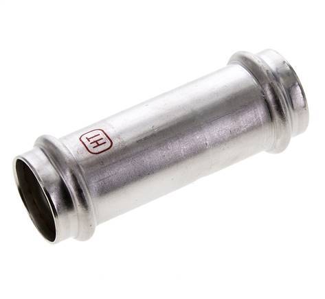 Raccord à sertir - 28mm Femelle - Acier inoxydable Long