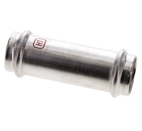 Raccord à sertir - 28mm Femelle - Acier inoxydable Long