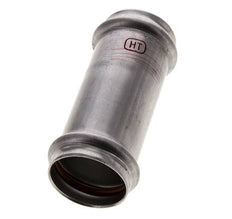 Raccord à sertir - 35mm femelle - Acier inoxydable long