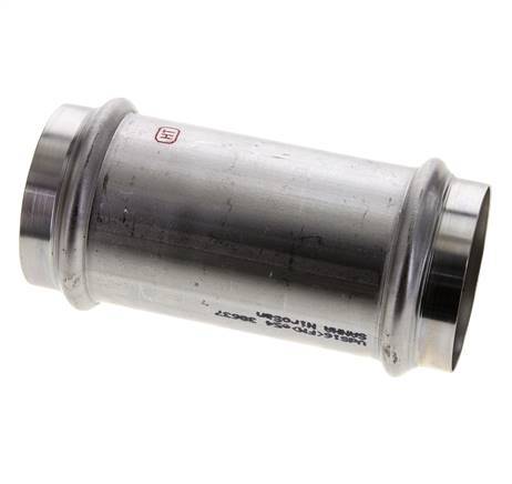 Raccord à sertir - 54mm Femelle - Acier inoxydable Long