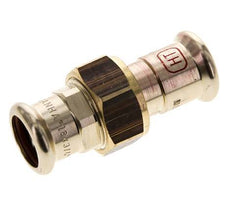 Union Press Fitting - 18mm Female - Copper alloy Flat Sealing