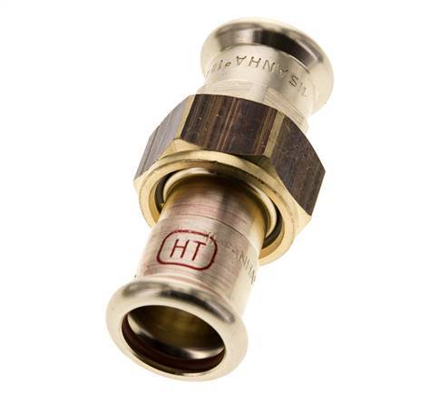 Union Press Fitting - 18mm Female - Copper alloy Flat Sealing
