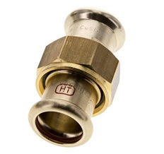 Raccord union à sertir - 22mm femelle - Joint plat en alliage de cuivre