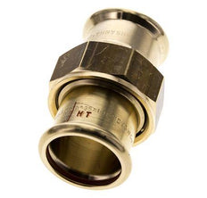 Raccord union à sertir - 35mm femelle - Joint plat en alliage de cuivre