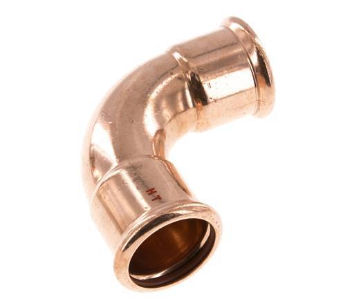 90deg Elbow Press Fitting - 42mm Female - Copper alloy