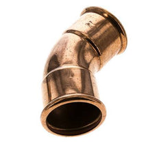 45deg Elbow Press Fitting - 54mm Female - Copper alloy