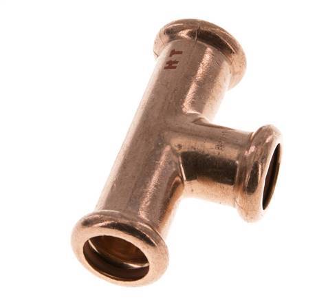 Tee Press Fitting - 15mm Female - Copper alloy
