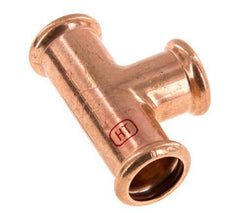 Tee Press Fitting - 22mm Female - Copper alloy
