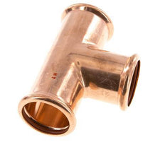 Tee Press Fitting - 42mm Female - Copper alloy