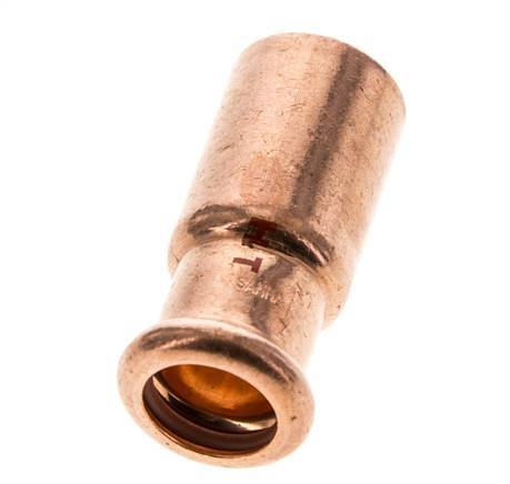 Raccord à sertir - 15mm Femelle & 22mm Mâle - Alliage de cuivre