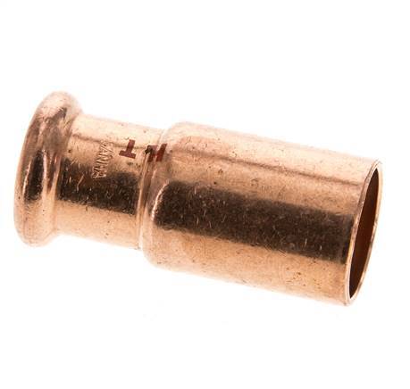 Raccord à sertir - 15mm Femelle & 22mm Mâle - Alliage de cuivre