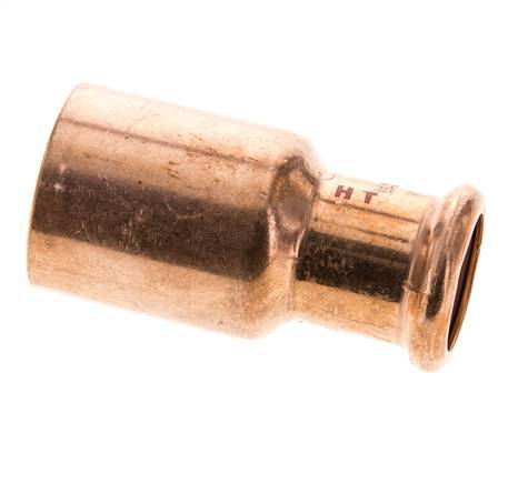Press Fitting - 22mm Female & 35mm Male - Copper alloy