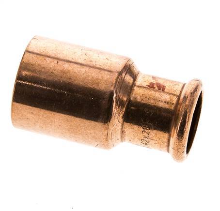 Raccord à sertir - 28mm Femelle &amp; 42mm Mâle - Alliage de cuivre