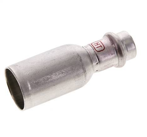 Press Fitting - 15mm Female & 28mm Male - Stainless Steel