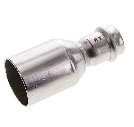 Raccord à sertir - 22mm Femelle & 42mm Mâle - Acier inoxydable