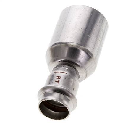 Raccord à sertir - 22mm Femelle & 42mm Mâle - Acier inoxydable