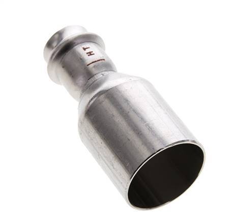 Raccord à sertir - 22mm Femelle & 42mm Mâle - Acier inoxydable