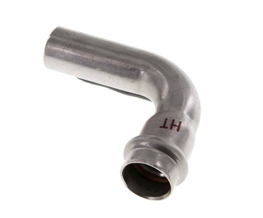 Raccord à sertir coude 90deg - 18mm Femelle & 18mm Mâle - Acier inoxydable