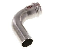 Raccord à sertir coude 90deg - 28mm Femelle & 28mm Mâle - Acier inoxydable
