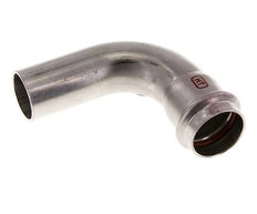 Raccord à sertir coude 90deg - 28mm Femelle & 28mm Mâle - Acier inoxydable