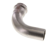 Raccord à sertir coude 90deg - 35mm Femelle & 35mm Mâle - Acier inoxydable