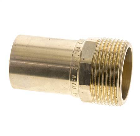 Raccord à sertir - 35mm Male & R 1-1/4'' Male - Alliage de cuivre