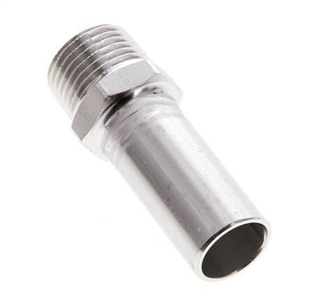 Raccord à sertir - 18mm Mâle & R 1/2'' Mâle - Acier inoxydable
