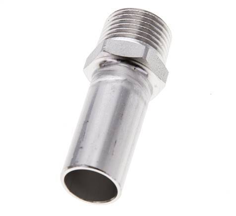 Raccord à sertir - 18mm Mâle & R 1/2'' Mâle - Acier inoxydable