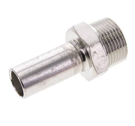 Raccord à sertir - 18mm Mâle & R 3/4'' Mâle - Acier inoxydable