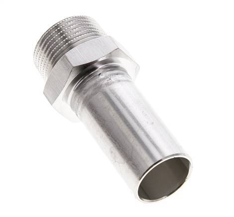 Raccord à sertir - 22mm Mâle & R 3/4'' Mâle - Acier inoxydable