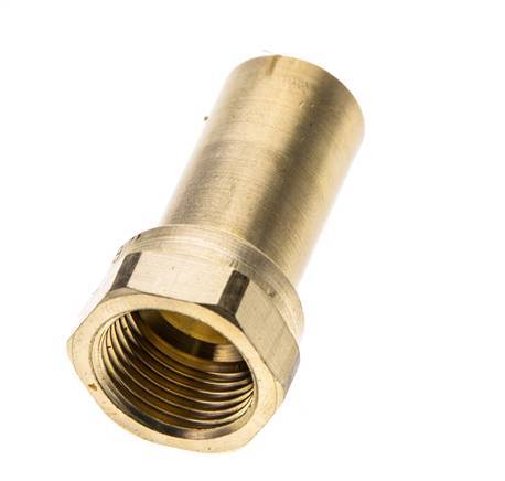 Raccord à sertir - 15mm Male & Rp 3/8'' Female - Alliage de cuivre
